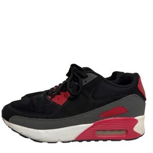 Calden Elevator Sneakers Mens Size 9 Black Red Height Increasing Shoes